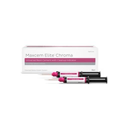 MAXCEM ELITE CHROMA Clear dual syringe refill 5gx 2 & 24 tips