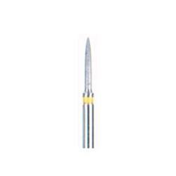 Kerr Diamond Bur - BluWhite - 4205L - Fine Composite Finishing - High Speed, Friction Grip (FG), 5-Pack