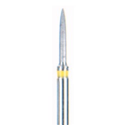 Kerr Diamond Bur - BluWhite - 5205L - Ultra Fine Composite Finish - High Speed, Friction Grip (FG), 5-Pack