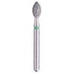 Kerr Diamond Bur - BluWhite - 620C - Coarse Green Occlusal - High Speed, Friction Grip (FG), 5-Pack