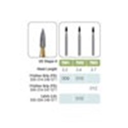 Kerr Jet Tungsten Carbide Bur - 7903-012 - Needle Trim and Finish - High Speed, Friction Grip (FG), 5-Pack