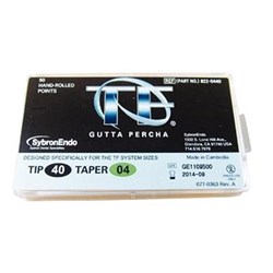 Kerr TF Gutta Percha Points - Size 40 .04, 50-Pack
