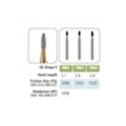 Kerr Jet Tungsten Carbide Bur - 7802 - Bullet - High Speed, Friction Grip (FG), 5-Pack