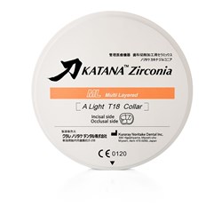 Katana Zirconia Disc - ML - A Light - Collar - 18mm/98.5mm