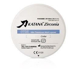 Katana Zirconia Disc - UTML - Shade EA2 - Collar - 14mm/98.5mm