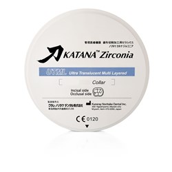 Katana Zirconia Disc - UTML - Shade EA3 - Collar - 14mm/98.5mm