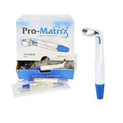 Pro-Matrix Band Wide 6mm Straight Blue Pack of 50