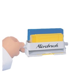 Microbrush PLUS Dispenser + 50 Yellow Applicators