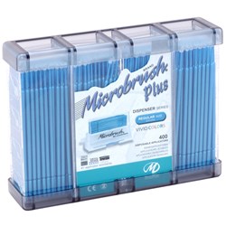 Microbrush PLUS Refills Regular Blue Pack of 400