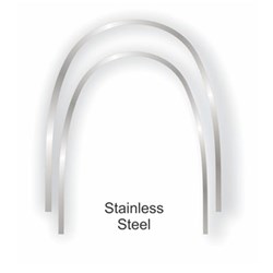 NAOL 017X025 Upper Proform Stainless Steel Archwire - 10