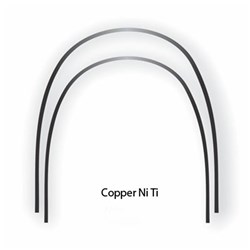 NAOL Copper Ni Ti Proform Archwire, 020X020, Single Pack Pouches, Upper, 10-Pack