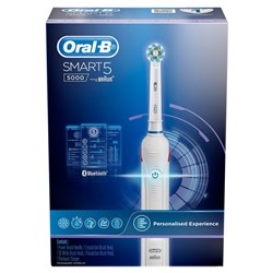 ORAL B Smart 5000 Power Brush White Bluetooth