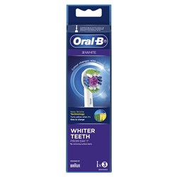 Oral-B 3D White Refill Brush Heads Pack of 3