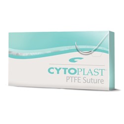 CytoPlast PTFE Suture, 2-0, 19mm, 3-8 Circle Reverse Cut, 12 -Pack