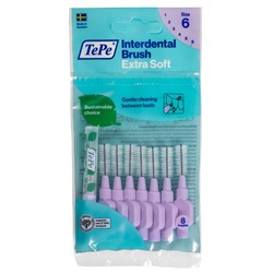 TePe Interdental Brush Pastel Purple X Soft 1.1mm Pack of 8