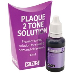 PLAQUE TWO TONE disclosing solution 30ml in tooth box
