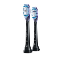 Sonicare G3 Premium Gum Care brush heads, black pack of 2