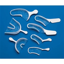 thumbnail interactive-video image 1 of Dental Quadrant Disposable Impression Trays – Bite Registration Triple Trays, 100 Count 1 of 6