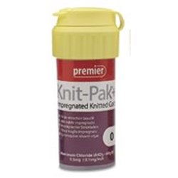 Premier Knit-Pak Plus AlCl - Impregnated Retraction Cord - Size 0