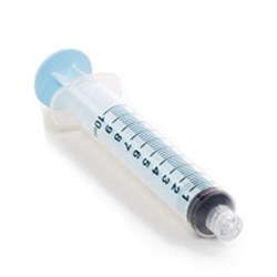 CANALPRO Color Syringes  5ml Blue luer lock pk of 50