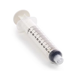 CANALPRO Color Syringes  5ml White luer lock pk of 50