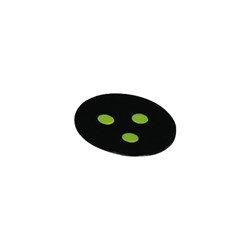 Scheu Bioplast - 125 x 3mm - Multicolour Green Dots, 10-Pack