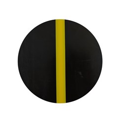 Scheu Bioplast - 125 x 3mm - Black Yellow Black Round, 1-Pack