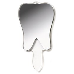 Tooth Shaped Hand Mirror Single Pack