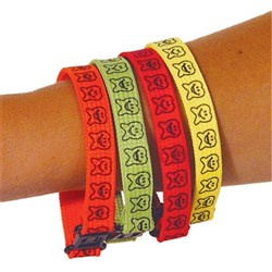 Woven Tooth Bracelet Assorted Colours 72 Pack