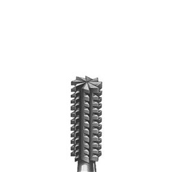 Komet Steel Bur - 36-021 - Cylinder - Straight (HP), 6-Pack