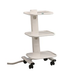 Acteon Cart Cocoon - 3 Trays, 2 Sockets - White - DXWXH - 45 x 40 x 80cm - Hoses Included