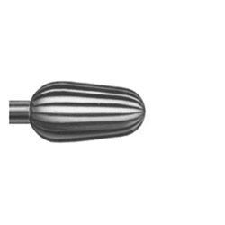 Komet Steel Bur - 75-080 - Cutter - Straight (HP), 6-pack