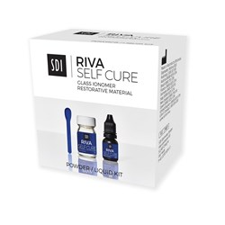 SDI Riva Self Cure - Bulk Fill Glass Hybrid Restorative - A3.5 Regular - 15g Powder and 6.9ml Liquid