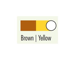 Briteguard Mouthguard - 4mm x 125mm - Brown Yellow - Round