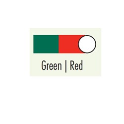 Briteguard Mouthguard - 4mm x 125mm - Red Green - Round