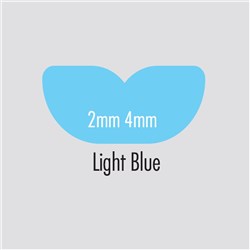 Briteguard Mouthguard - 4mm x 125mm - Light Blue - Round