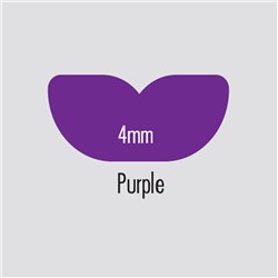 Briteguard Mouthguard - 4mm x 125mm - Purple - Round