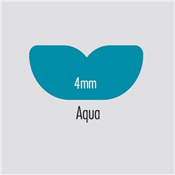 Briteguard Mouthguard - 4mm x 127mm - Aqua - Square