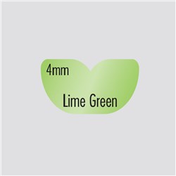 Briteguard Mouthguard - 4mm x 120mm - Lime Green - Round