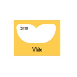 Briteguard Mouthguard - 5mm x 120mm - White - Round