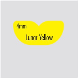 Briteguard Mouthguard - 4mm x 127mm - Lunar Yellow - Square