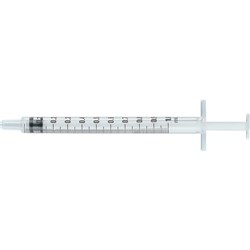 TERUMO Hypodermic Syringe 1ml Box of 100 - STERILE