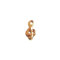 Twinkles Treble Clef Diamond 0,010ct Gold 22k