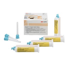 Solventum (Formally 3M) Imprint 4 - Garant Refill - Super Quick Heavy - 50ml Cartridge, 4-Pack and 5 tips and Syringes