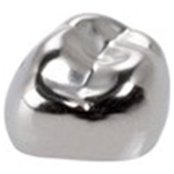 Solventum (Formally 3M) Crown Form NiChro - Stainless Steel 1st Molar Crowns - DLR4, 2-Pack