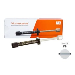 Ultradent Vit-l-escence - Esthetic Restorative Material - Shade Pearl Frost - 2.5g Syringe