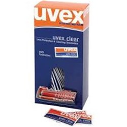 UVEX Clear Box of 100 Towelettes