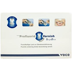 Voco Profluorid Varnish - Desensitising Varnish - Mint - 0.40ml Single Dose, 50-Pack