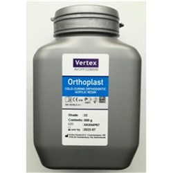 Vertex Orthoplast Powder - Shade 22 Clear - 500g Tub
