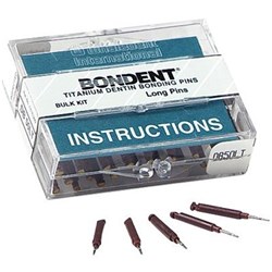 BONDENT Kit Dentin 20 Pins 2 Drills Driver & FG Drill